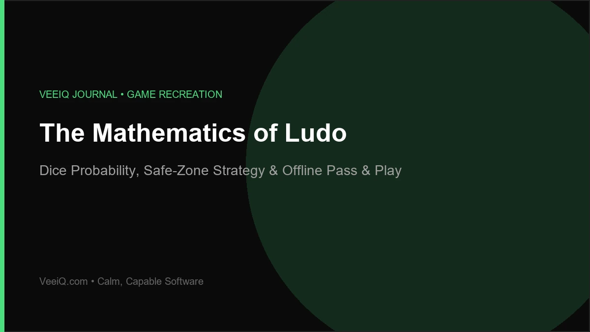 The Mathematics of Ludo Strategy and Offline Play